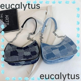 Eucalytus1 กระเป๋าสะพายไหล่ กระเป๋าถือ น้ําหนักเบา ลําลอง เรียบง่าย