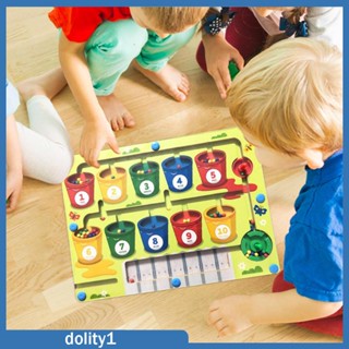 [Dolity1] ของเล่นเขาวงกต ลูกปัดสี เขาวงกต เสริมการศึกษาคณิตศาสตร์ สําหรับเด็ก