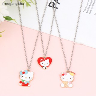 SANRIO [FREG] สร้อยคอโซ่ จี้การ์ตูนแมว Hello Kitty น่ารัก เซ็กซี่ ของขวัญวันหยุด สําหรับแฟนสาว FDH