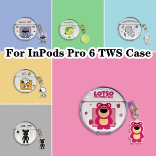 【Case Home】เคสหูฟัง แบบนิ่ม ลายการ์ตูนนักบินอวกาศ สําหรับ InPods Pro 6 TWS Pro6