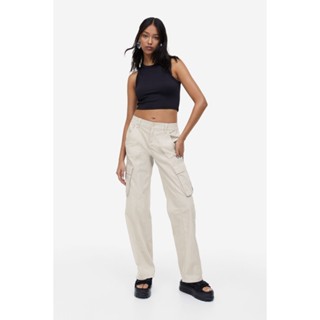 H&amp;M  Woman Canvas cargo trousers 1083344_8