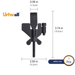 Urlwall กลอนประตูนิรภัย กันขโมย อุปกรณ์เสริม สําหรับบ้าน โรงแรม 1 ชิ้น