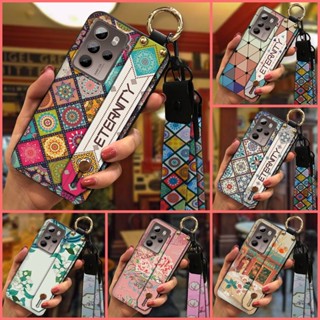 Chinese style Wrist Strap Phone Case For HTC U23 Pro/U23 Wristband Anti-knock protective Lanyard ring Soft case Fashion Design