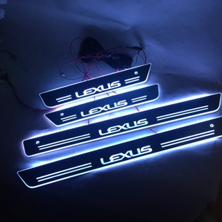 แผ่นกันรอยประตู led สําหรับ Lexus ES300H