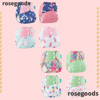 Rosegoods1 ผ้าอ้อมเด็กทารก ปรับได้ 3-15 กก. กันน้ํา 0-36 เดือน กันรั่ว พร้อมหัวเข็มขัด ใช้ซ้ําได้ ผ้าอ้อมเด็กแรกเกิด