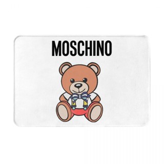 Moschino (4) พรมเช็ดเท้า ผ้าสักหลาด กันลื่น ดูดซับน้ํา แห้งเร็ว สําหรับห้องน้ํา 16x24 นิ้ว พร้อมส่ง