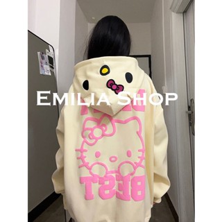 EMILIA SHOP  เสื้อผ้าผู้ญิง แขนยาว เสื้อฮู้ด  Chic Comfortable สวย ทันสมัย A28J18D 36Z230909