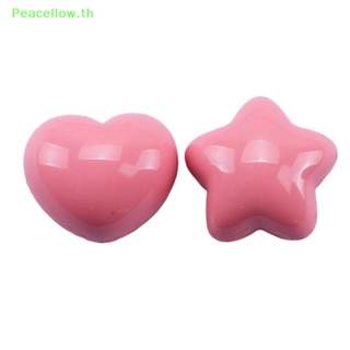 Peacellow กิ๊บติดผมเรซิ่น รูปดาว หัวใจน่ารัก โฮมเมด DIY สําหรับทําเครื่องประดับ 10 ชิ้น