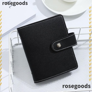 Rosegoods1 กระเป๋าสตางค์ หนัง PU ใส่นามบัตรได้