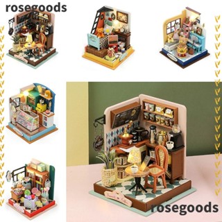 Rosegoods1 โมเดลเฟอร์นิเจอร์ ขนาดมินิ สําหรับตกแต่งบ้านตุ๊กตา