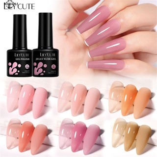 Nail Art Jelly Ice Translucent Translucent Fairy Powder เจลทาเล็บโปร่งแสง Bare Powder Skin Toner เจลโปร่งแสง booboom