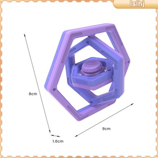 [Lslhj] ของเล่นไจโรสโคปนิ้วมือ หมุนได้ พกพาง่าย สําหรับใช้ในการประสานงานในร่ม กลางแจ้ง