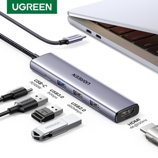 Ugreen อะแดปเตอร์ฮับ USB C Type-C เป็น HD 4K30Hz PD100W SD TF USB-C 3.1 สําหรับ MacBook iPad Pro Air Usb3.0