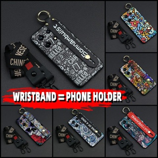 Waterproof Lanyard Phone Case For infinix Note30 Pro/X678B Anti-dust Shockproof Wristband Graffiti Kickstand Phone Holder