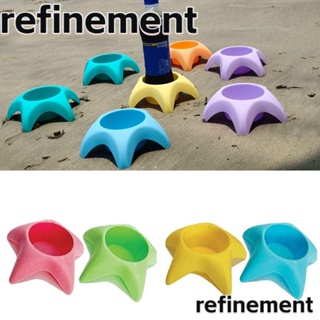 Refinement ที่รองแก้วน้ํา แบบพลาสติก อุปกรณ์เสริม สําหรับชายหาด บาร์ ปาร์ตี้