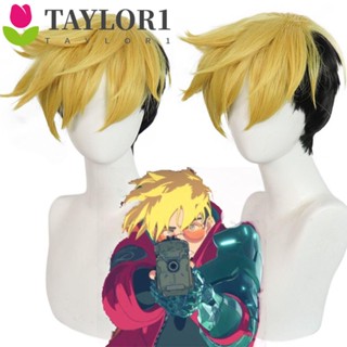 Taylor1 วิกผมคอสเพลย์อนิเมะ Vash The Stampede แบบนุ่ม แนวตรง สําหรับปาร์ตี้ฮาโลวีน