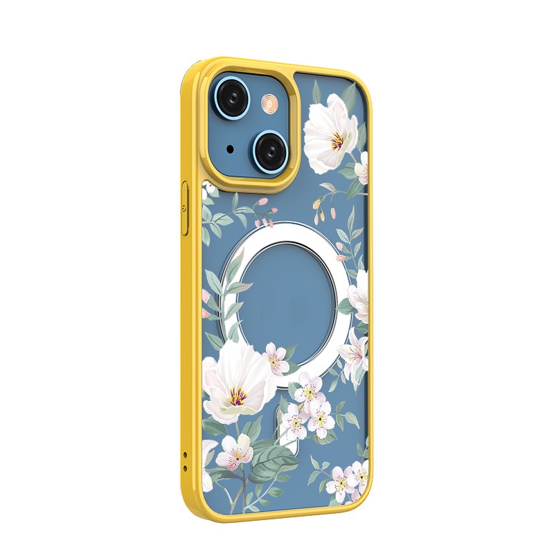ใหม่ เคสโทรศัพท์มือถือแบบใส กันกระแทก มีแม่เหล็ก สําหรับ IPhone 14Pro 15 14 13 Pro Max Plus 13