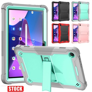 เคสแท็บเล็ตแบบแข็ง กันกระแทก พร้อมขาตั้ง สําหรับ Lenovo Tab M10 3rd Gen TB328FU TB328XU 10.1 นิ้ว