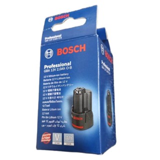 แบตเตอรี่ 12V 2.0Ah { 💯 % อะไหล่แท้ } แบบมีกล่อง เครื่องมือไร้สาย 10.8-12v : Bosch