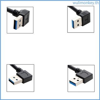 Wu อะแดปเตอร์เชื่อมต่อ Type-C ตัวเมีย เป็น USB-A ตัวผู้ 5Gbps Type-C ตัวเมีย เป็น USB ตัวผู้ ซ้าย ขวา