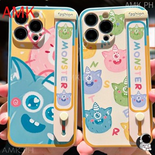 เคสโทรศัพท์มือถือ แบบใส ลายการ์ตูนมอนสเตอร์ สีชมพู สําหรับ Samsung M62 M53 M52 M51 M33 M32 M31 M23 M21 M11 J7 J6 J5 J4 J3 J2 PRO PRIME PLUS NOTE 8 9 A750 GNCWD