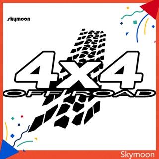 Skym* สติกเกอร์สะท้อนแสง 4X4 สําหรับตกแต่งหน้าต่างรถยนต์ DIY