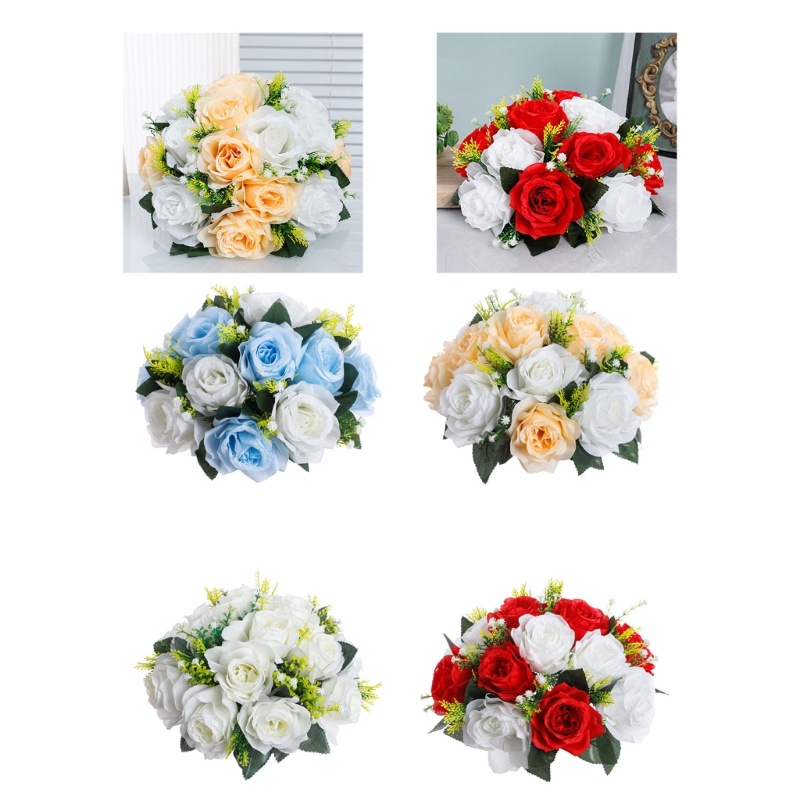 XY Elegant Home Table Centerpiece ที่สมจริงการจัดดอกไม้ดอกไม้ประดิษฐ์น่ารักดอกไม้ตกแต่งสําหรับห้องรั