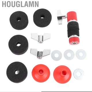 Houglamn Drum Cymbal Accessory Cluth Cushion Wing Nut Felt Good Grip Easy Installation Slip Proof Washer for Replacement