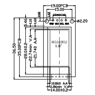 Hugepeaknewsection1 โมดูลหน้าจอ LCD OLED 0.96 1.3 นิ้ว 64×128 SH1107 1.3 นิ้ว สําหรับ Arduino 1 ชิ้น ดี