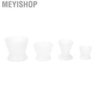 Meyishop 4pcs Dental Laboratory Mixing Cup Silicone Materials Bowl Set EJJ