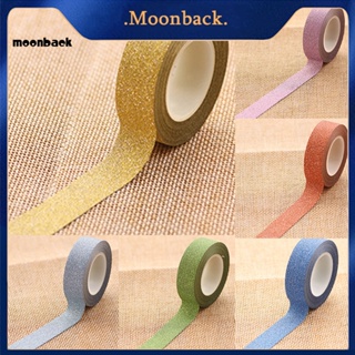 &lt;moonback&gt; เทปกาววาชิ กลิตเตอร์ 10 เมตร สําหรับตกแต่งงานฝีมือ DIY