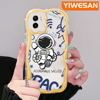 เคสโทรศัพท์มือถือแบบนิ่ม ใส กันกระแทก ลายนักบินอวกาศ สําหรับ VIVO Y15s Y15a Y01 Y02s