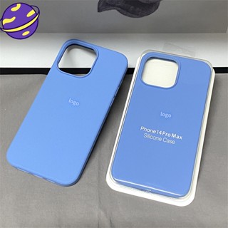 เคสโทรศัพท์มือถือ ซิลิโคนนิ่ม ลาย Azure Blue สําหรับ IPhone 15 15 14 13 12 11 Pro X XS Max 6 7 8 14 15 Plus XR