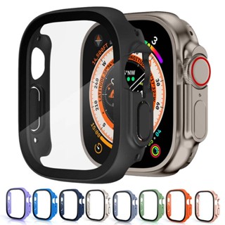 เคสกระจกนิรภัย กันรอยหน้าจอในตัว สําหรับ Apple Watch Ultra 49 มม. iWatch Series Ultra 49 มม.