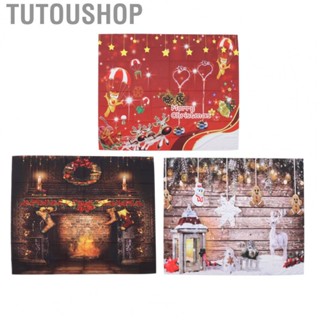 Tutoushop Christmas Wall Tapestry Fashionable Christmas Tapestry Backdrop Colorful for Parties for Home Decor