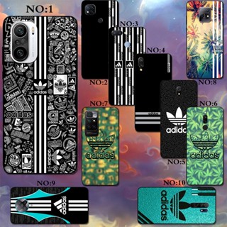 เคสโทรศัพท์ซิลิโคน TPU กันกระแทก ลายโลโก้ adidas สําหรับ Xiaomi Redmi 9C NFC 9 9A 9T