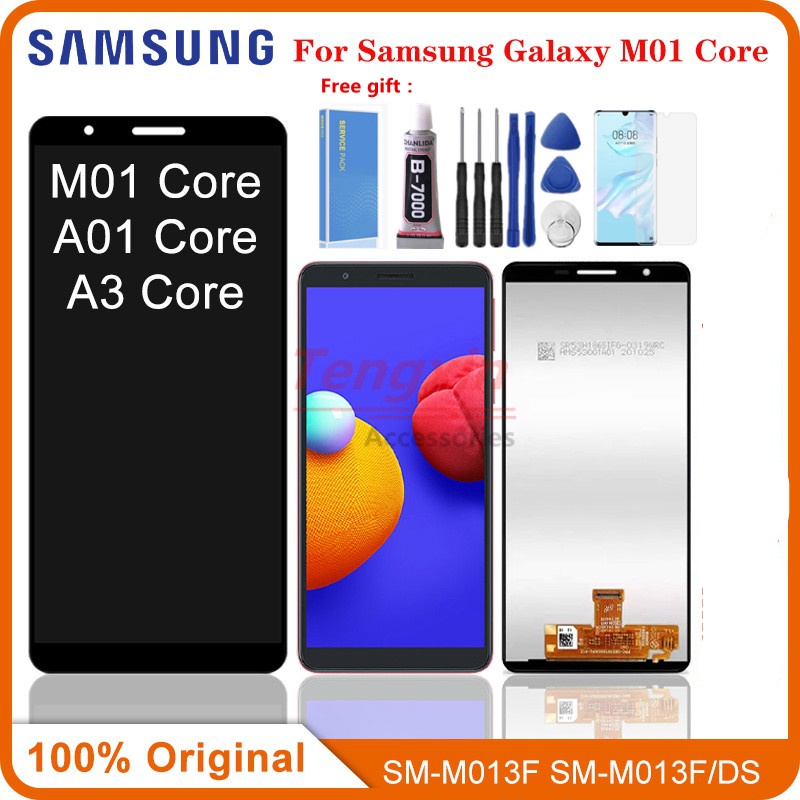5.3 M013F สําหรับ Samsung galaxy M01 core LCD SM-M013G M013G M013M/DS จอแสดงผล Touch Screen Digitize
