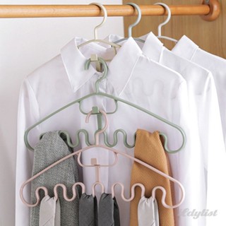 ღ Waves Multi-Port Support Hangers For Clothes Drying Rack Multifunction Plastic Clothes Rack Drying Hanger Storage Hangers Home Tools