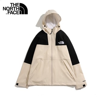 The North Face เสื้อแจ็กเก็ตกันฝน มีฮู้ด กันน้ํา ระบายอากาศ พลัสไซซ์ สําหรับขี่จักรยานกลางแจ้ง ทุกเพศ