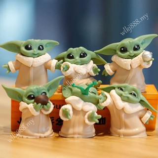 พวงกุญแจ ตุ๊กตาฟิกเกอร์ Star Wars Baby Yoda Alien ของเล่นสําหรับเด็ก