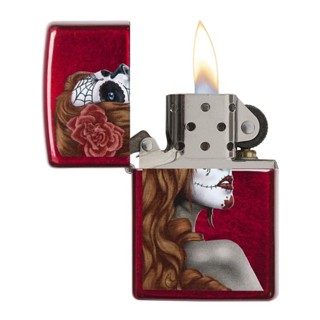 ไฟแช็ค Zippo ไฟแช็กรุ่น 28830 Day of the Dead: Girl  ของแท้ รับประกันตลอดชีวิต นำเข้าและจำหน่ายโดยตัวแทนจำหน่าย