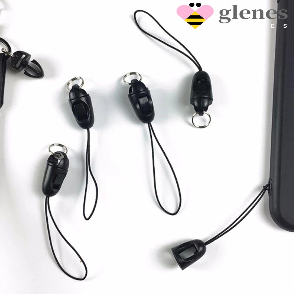เกลเนส 10ชิ้น/ล็อตที่ถอดออกได้หัวเข็มขัด blck จี้หัวเข็มขัดสายโทรศัพท์เชือกเส้นเล็กอุปกรณ์โทรศัพท์มือถือแขวนหัวสายคล้องคอสลิงขนาดเล็กสายเชือกเส้นเล็กอุปกรณ์ทําเองพวงกุ