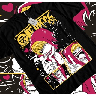 เสื้อยืด พิมพ์ลายกราฟิกการ์ตูนอนิเมะ One Piece Corazon