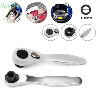 LLOYD Release Repair Tools Mini Wrench Socket spanner Ratchet Handle  Quick  72 Teeth Small Hand 1/4" Drive