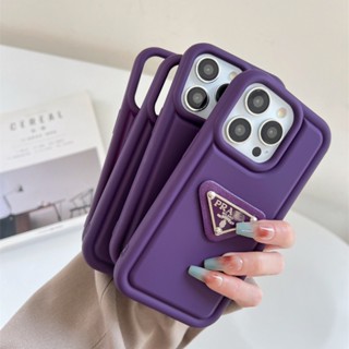 เคสโทรศัพท์มือถือ พรีเมี่ยม สีม่วง รวมทุกอย่าง สําหรับ iphone 14 13 12 11 Pro Max XsMax XR XS 7 8 Plus