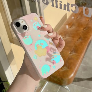 เคสโทรศัพท์มือถือแบบแข็ง ไล่โทนสี ลายการ์ตูน สําหรับ iPhone 11 12 12Pro 12promax 13 13Pro 13promax 14 14Pro 14promax 13