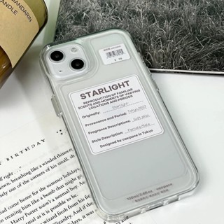 เคสโทรศัพท์มือถือแบบใส กันกระแทก ลายฉลากน้ําหอม ดาว สีเหลือง สําหรับ iphone 14 11 13 12 X XS Pro Max xr Mini xr Samsung Galaxy S23 S22 ultra plus