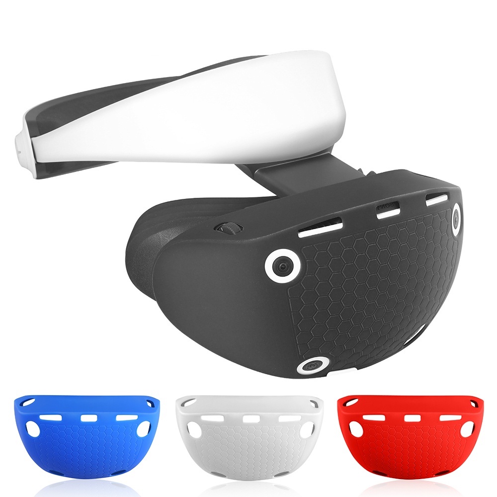 เคสซิลิโคน ป้องกันรอยขีดข่วน แบบเปลี่ยน สําหรับแว่นตา PS VR2 PS5 VR2 Playstation VR2