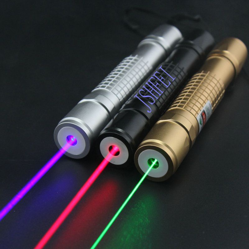 เลเซอร์แรงสูงแสงเขียว เลเซอร์แมว ไฟฉายเลเซอร์ไล่นก เลเซอร์แสงสีเขียว Green Laser Pointer คุณสามารถเลือกสีที่หลากหลาย