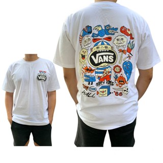 VANS เสื้อยืดวงร็อค เสื้อการ์ตูน เสื้อวง เสื้อยืด VANS เสื้อวินเทจ แวน